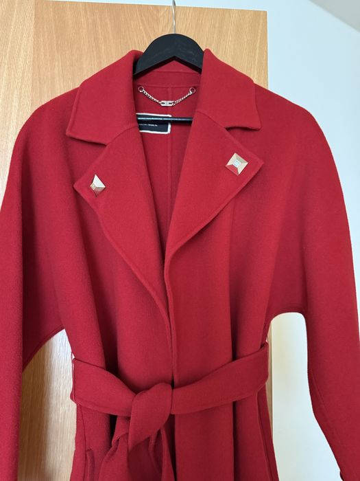 Палто Elisabetta Franchi - 100% вълна