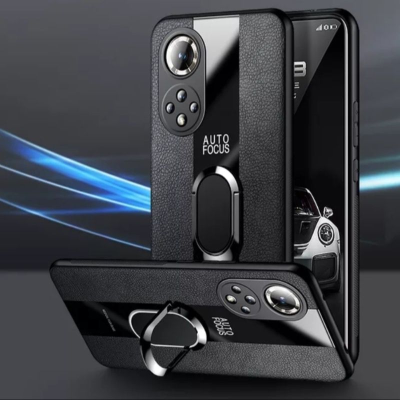 Huawei Nova Y70 Y90 Nova 9 SE 8i P50 Pro /PORSCHE Кожен кейс с пръстен