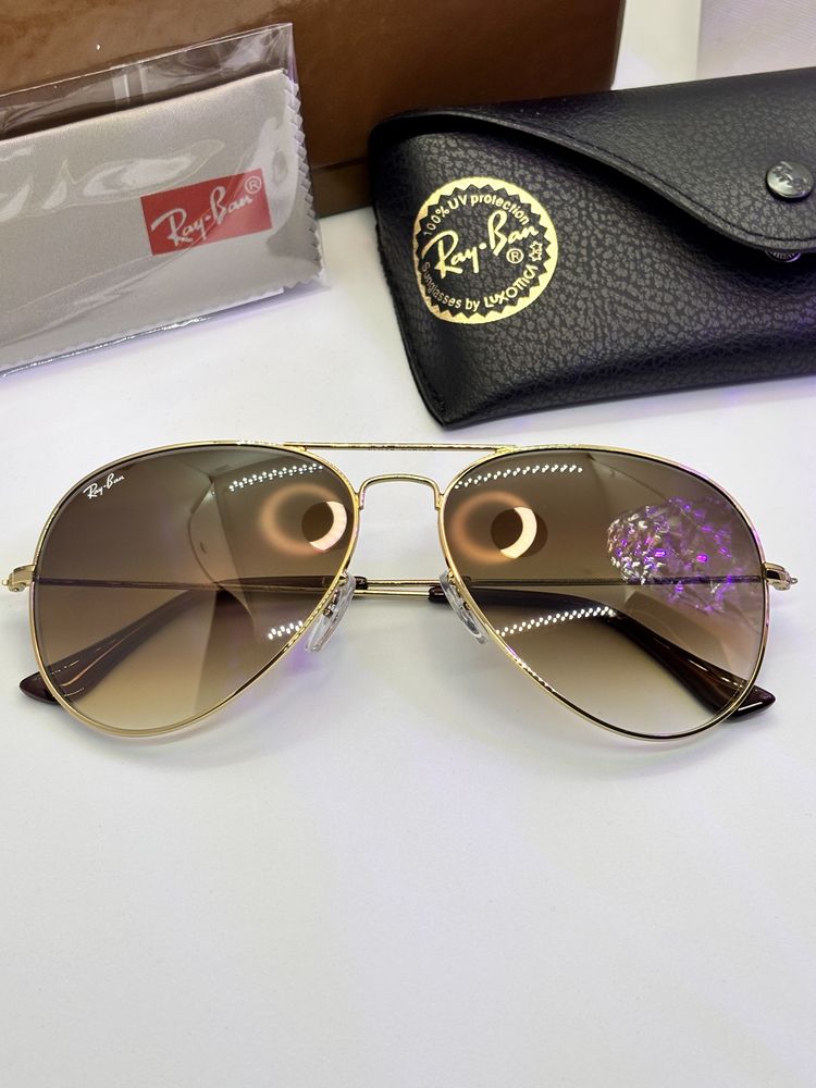 Ochelari de Soare RayBan Aviator Large RB 3026 • Noi + Accesorii