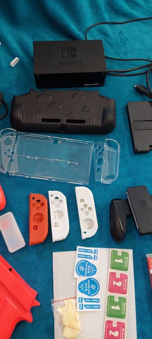 Nintendo Switch console Grey V2 (2019) с ГТА И много аксесоари