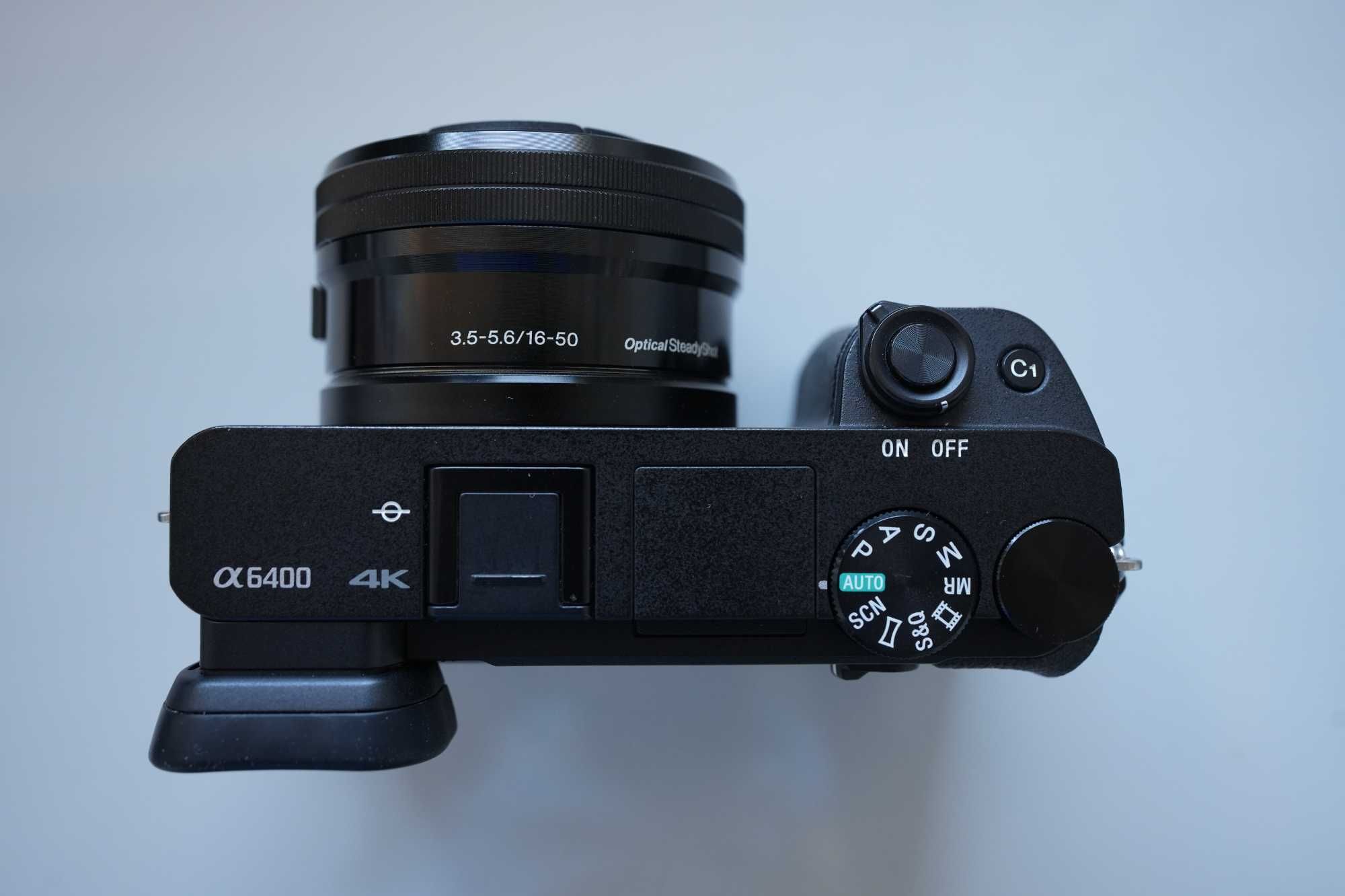 Sony a6400 + 3 обектива + батерии