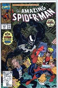The Amazing Spider-Man #333 Styx, Stone, and Venom benzi desenate