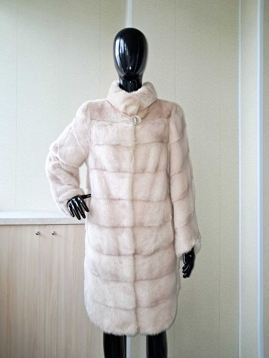 Haina de blana naturala Vizon , haină de nurca, m. L