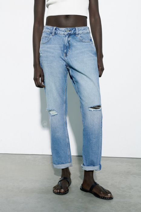 Нови дънки с етикет на zara , зара 36,38 и 40 размери