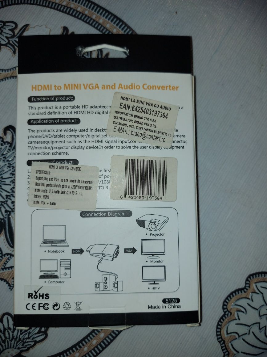 Adaptor VGA-HDMI