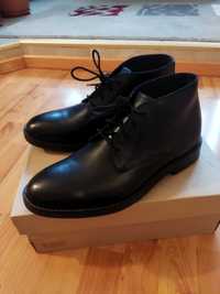 Ботинки модельные Clarks (Великобритания),кожа,оригинал,новые,р-р 43