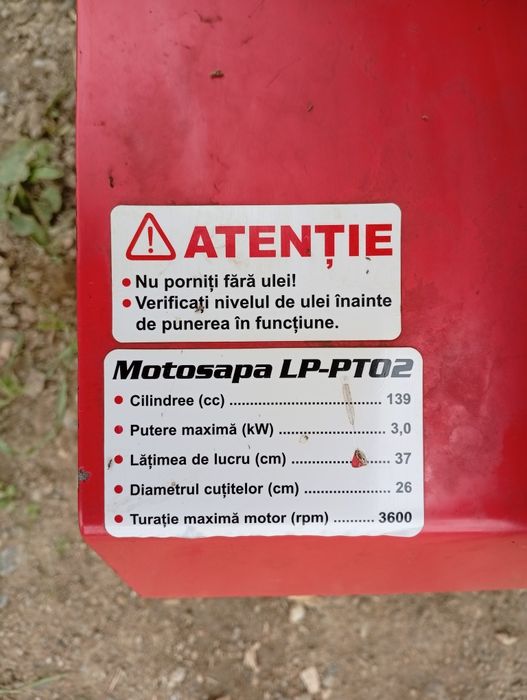 Vând motosapă Ruris 5CP