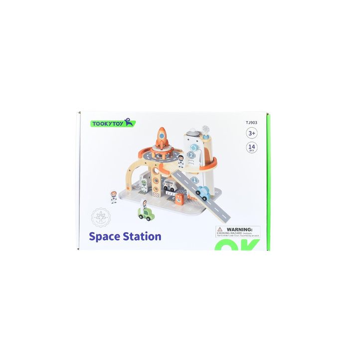 Дървена писта space station tj903