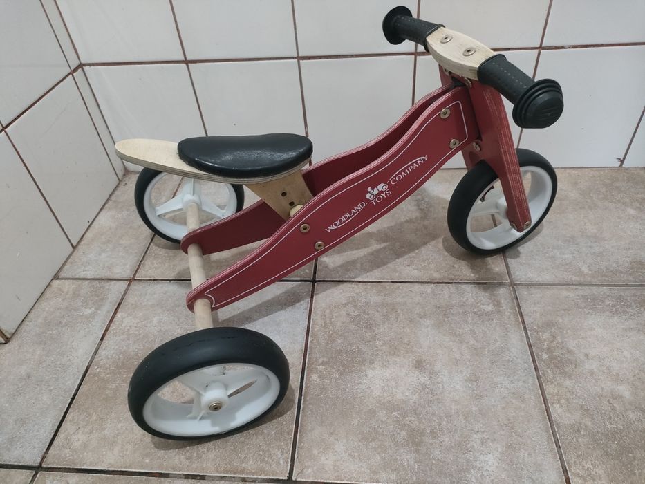 Bicicleta ,tricicleta din lemn Woodland 2-1 Bike