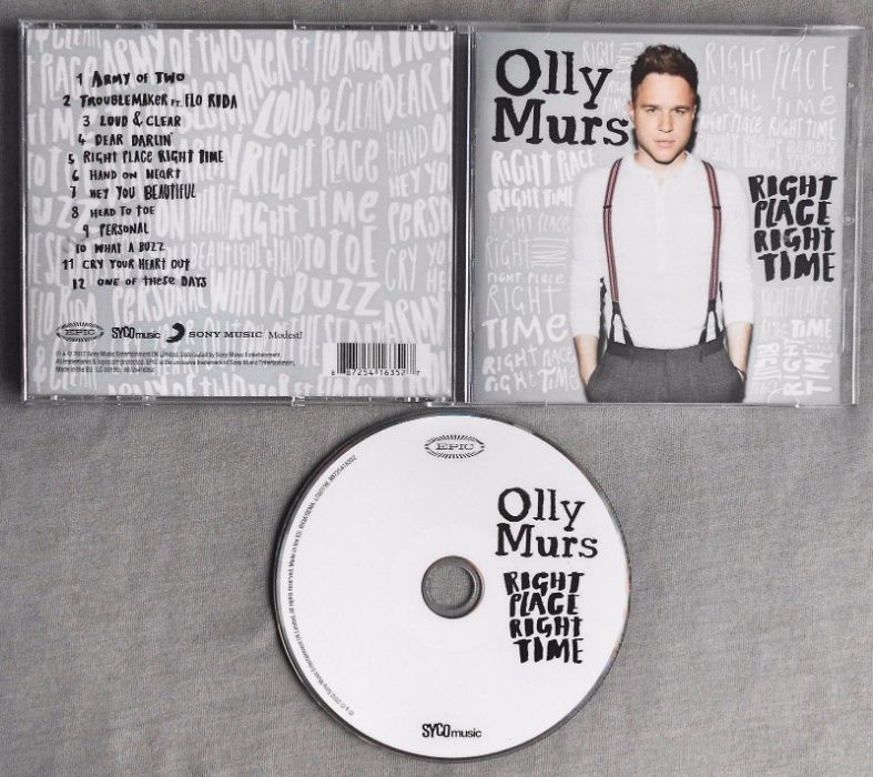 Olly Murs - 4 albume CD: Right Place-Time, Best Of, Never Been Better