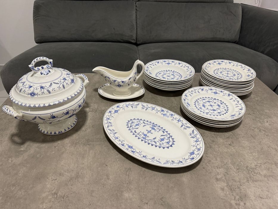 Антикварен сервиз Boch Frères La Louvière – Meissen