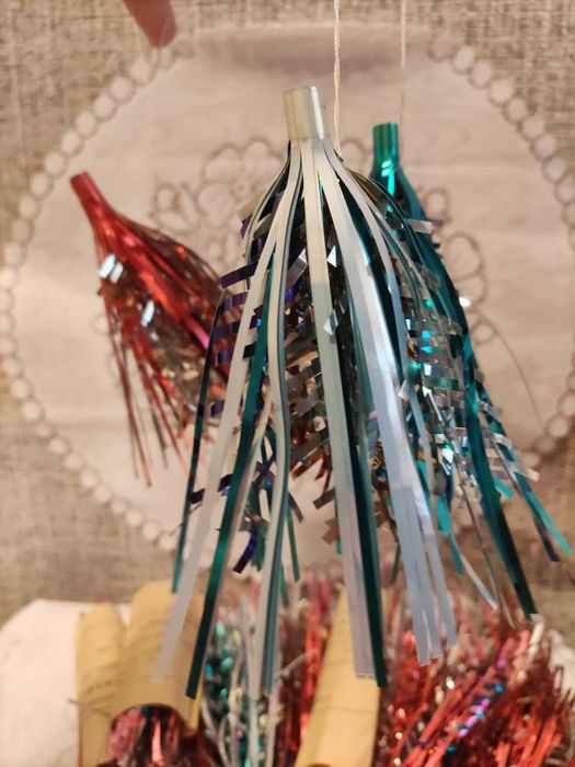 Ёлочная игрушка СССР новая, Снежок