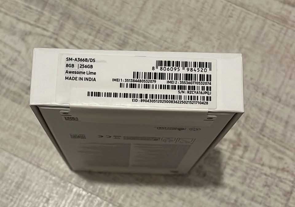 Telefon Samsung A36, Dual SIM, 8GB RAM, 256GB, 5G, Awesome Lime