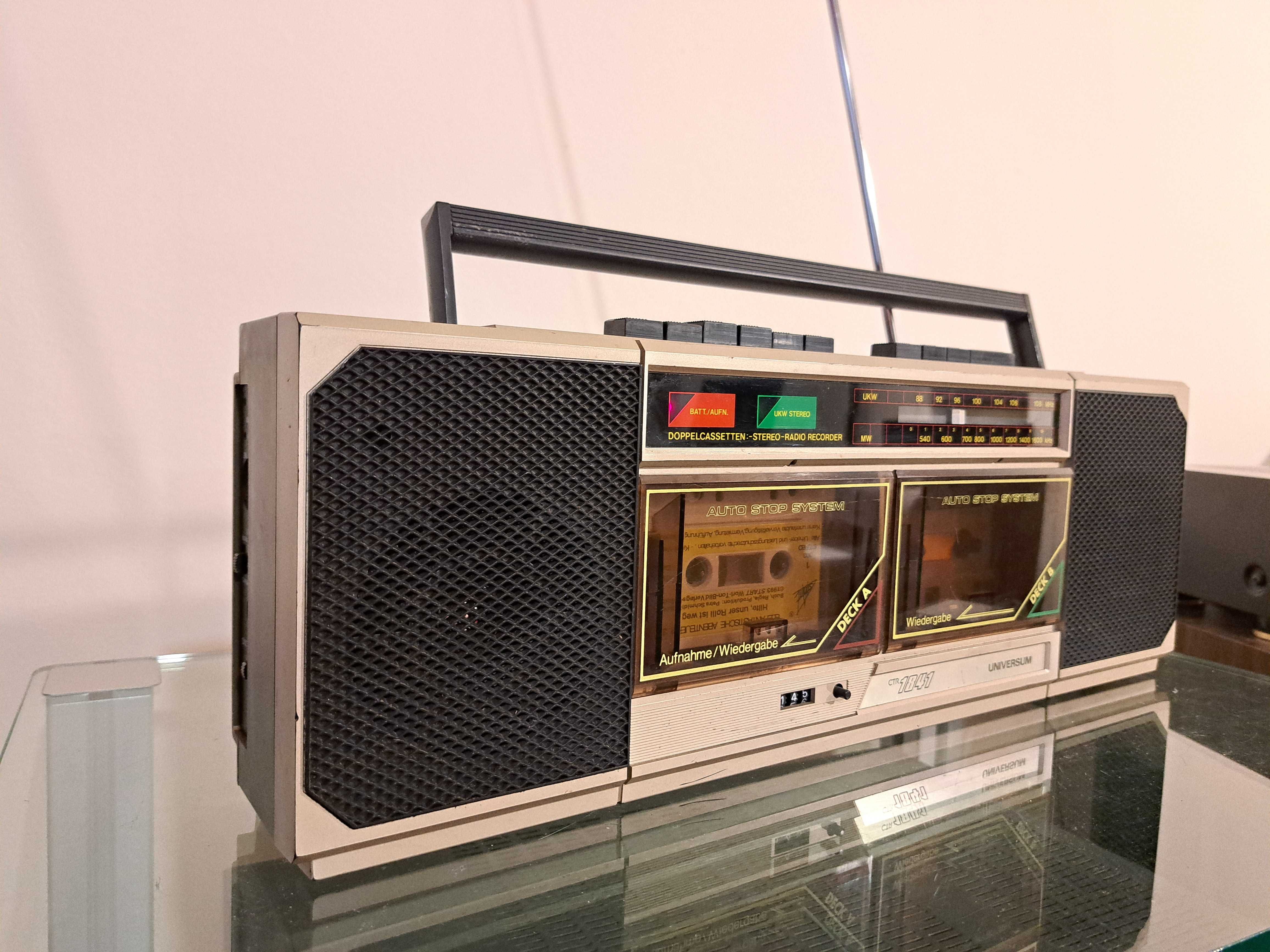 Boombox Dublu radio casetofon Universum CTR-1841