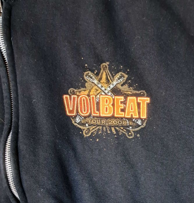 Volbeat Tour 2008 - hanorac cu gluga si fermuar Promodoro