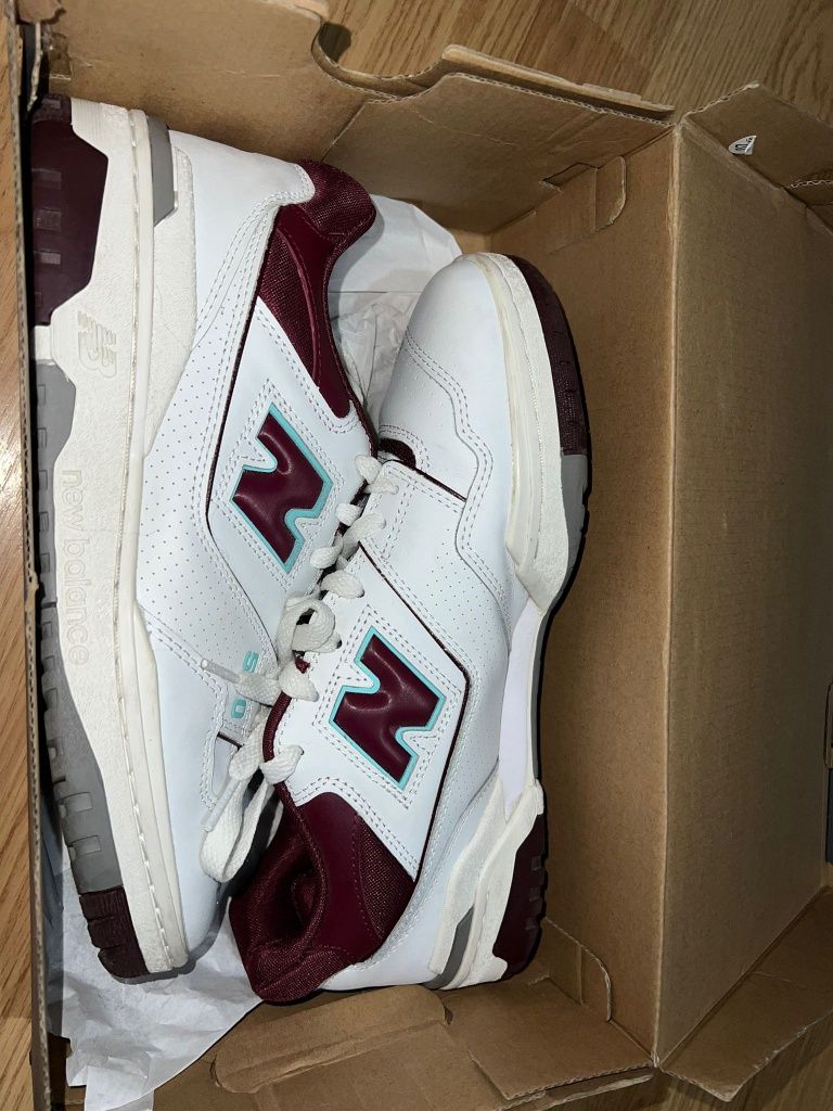 New Balance BB550 Burgundy Cyan Marime 44