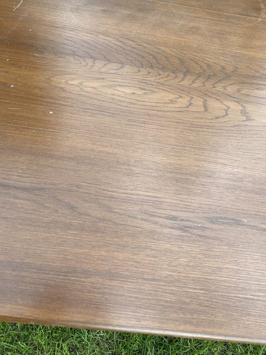 Френска трапезна маса от масивен дъб 210/90/ 74 + 4 стола