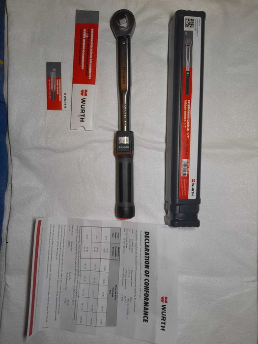 Cheie dinamometrica 20-100 Nm cu 1/2 WÜRTH
