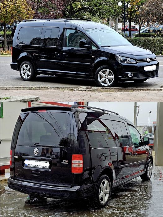 Vw CADDY maxi 2011, euro 5, 1.6 tdi, 7 locuri, navigatie, sirocou