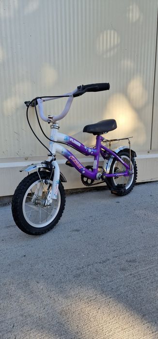 Bicicleta fete 6-8 ani Dysh Flower, 14 inch