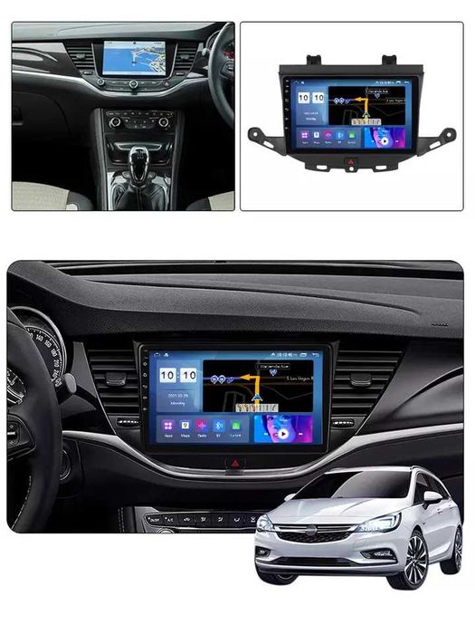 Navigatie Android 14 Opel Astra K 1/8 Gb Waze CarPlay + CAMERA