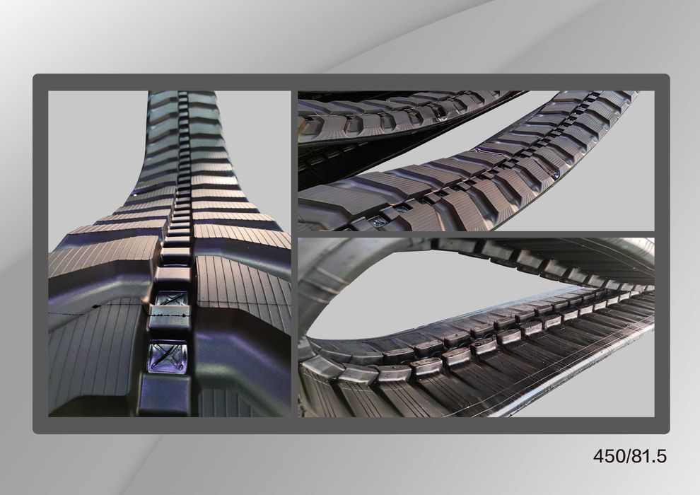 Șenilă  cauciuc  450 x 81,5 x 76