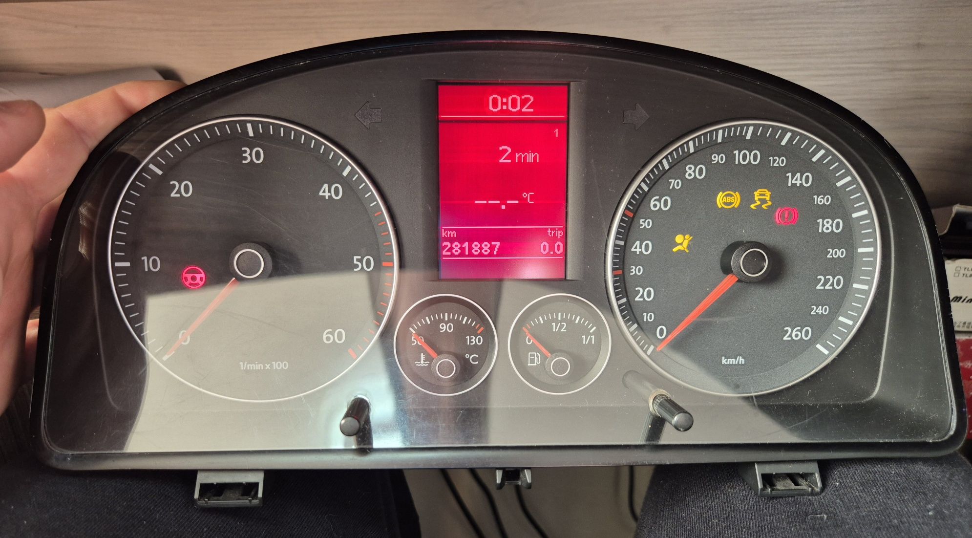 Километраж за vw Touran, Full fis Diesel