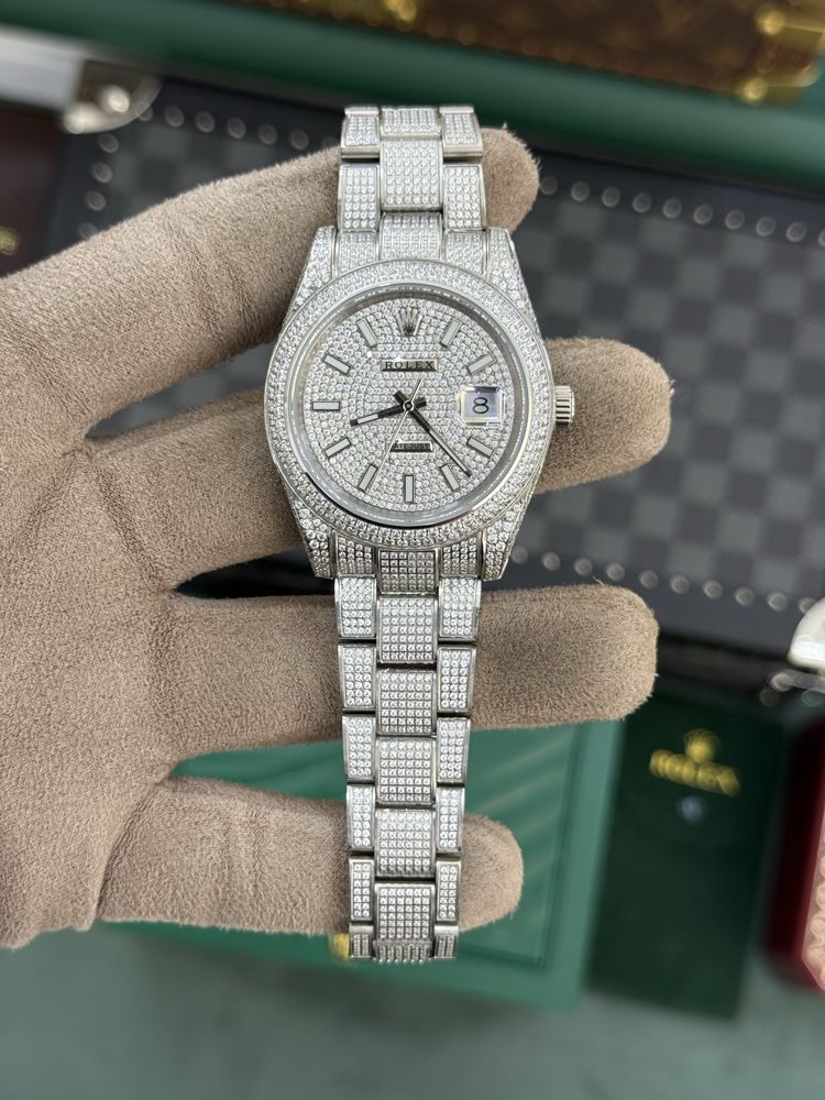 Rolex Date-Just 41 Index Ice Out