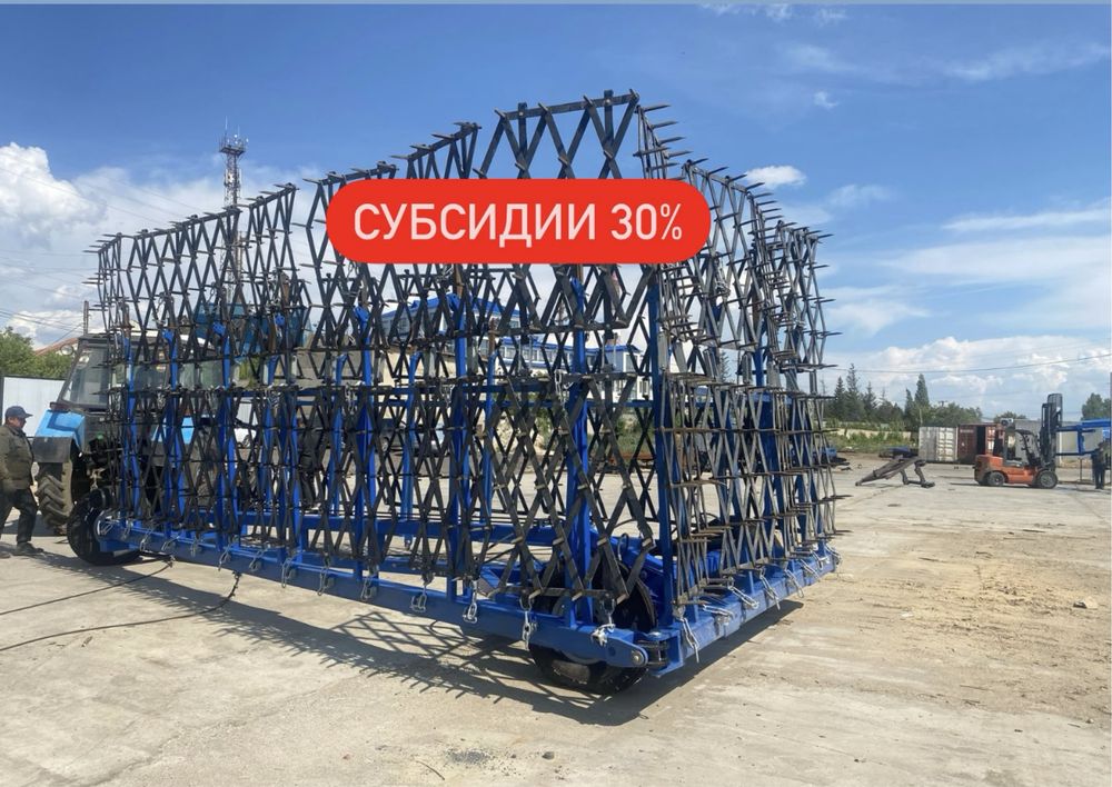 Бороны зубовые однорядные и двухрядные 30% СУБСИДИИ
