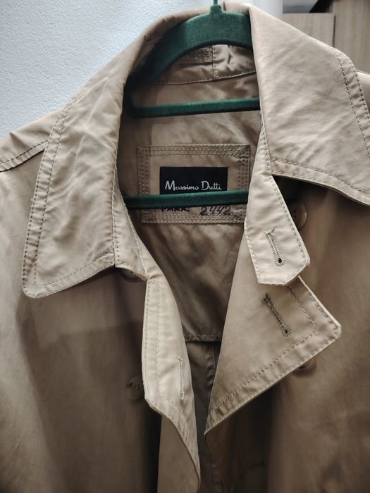 Trench bărbătesc bussines Massimo Dutti  mărimea L /  Xl