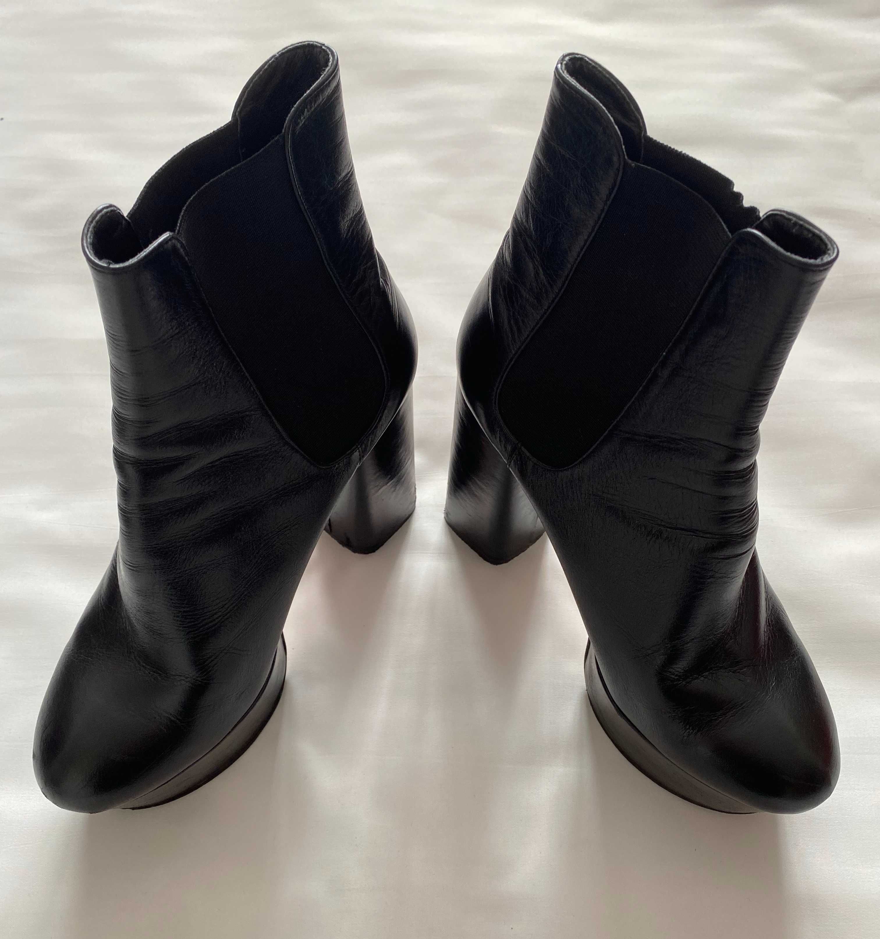 Botine dama, Mineli, piele naturala, 38, transport inclus