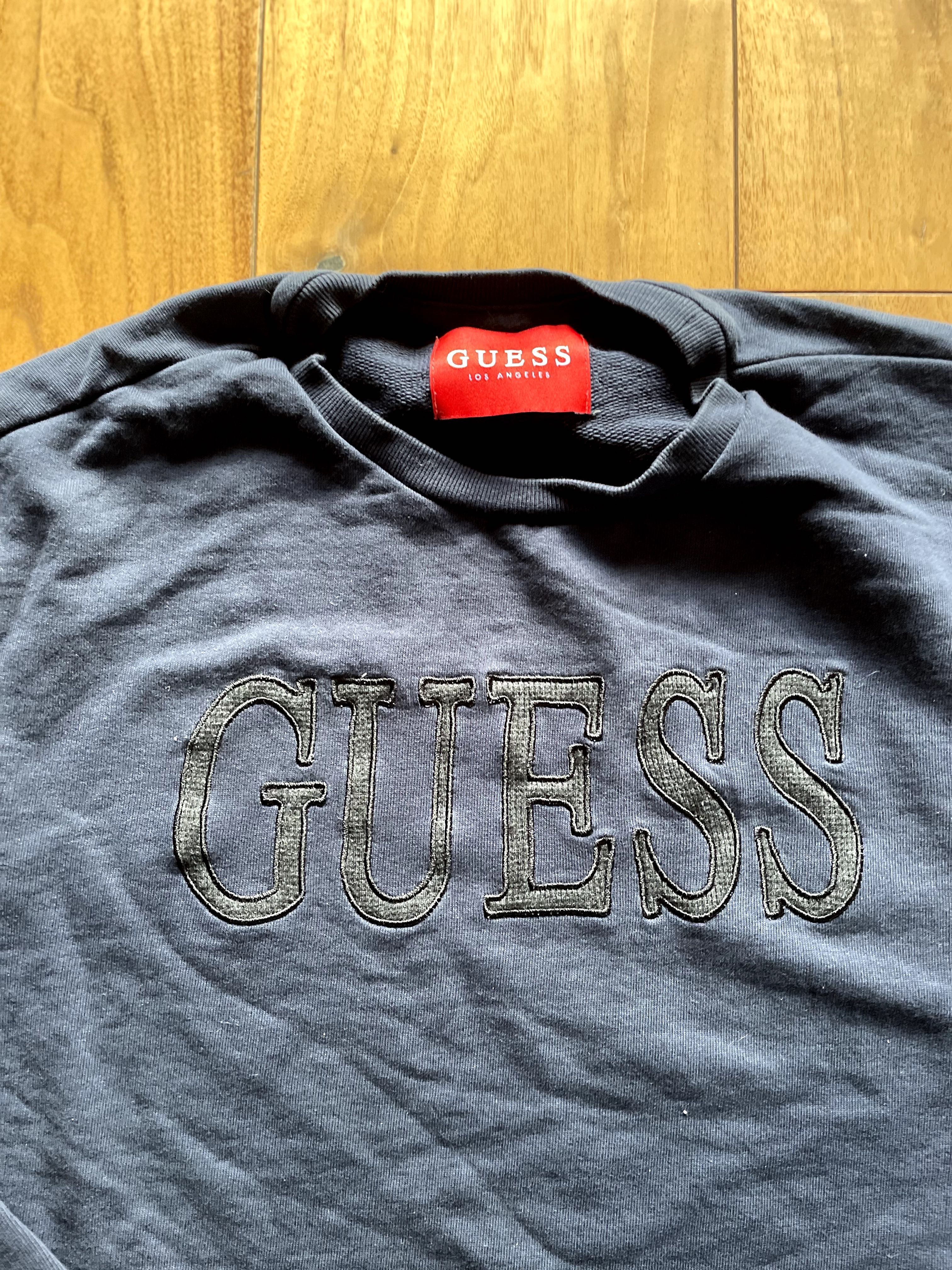 Мъжки суитшърт Guess тъмно син