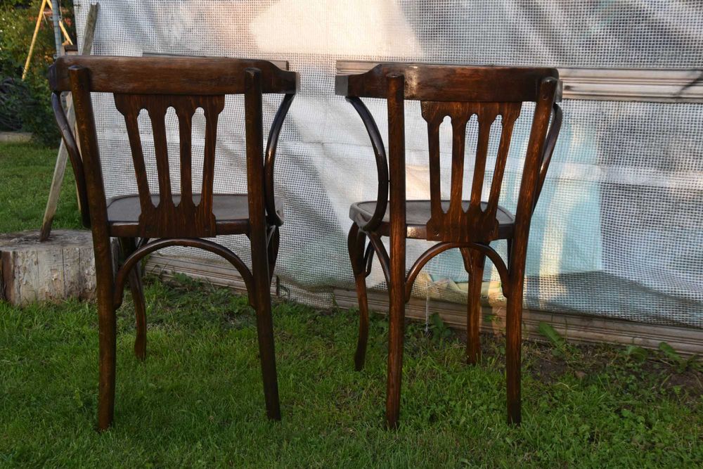 Ретро столове, парен бук .