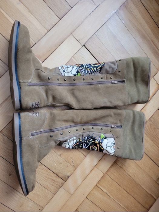 Ed Hardy Cizme piele naturala