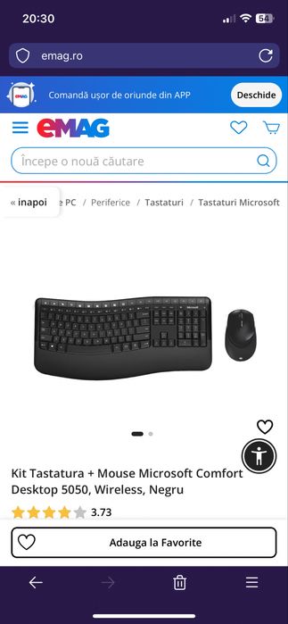 Tastatura + mouse Microsoft noi