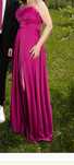 Rochie eleganta lunga,culoare roz magenta