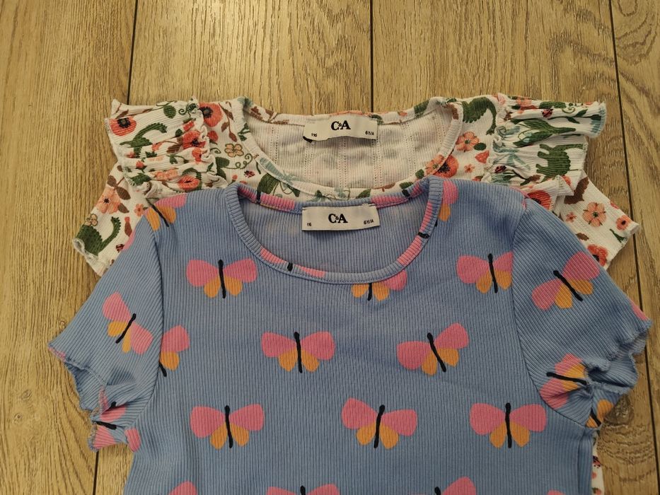 Lot tricouri fetita 116 C&A Zara H&M