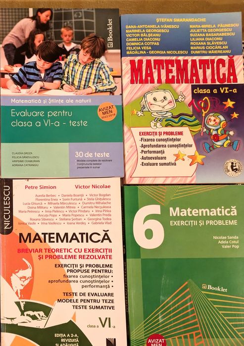 Culegeri de matematică clasa a 6-a