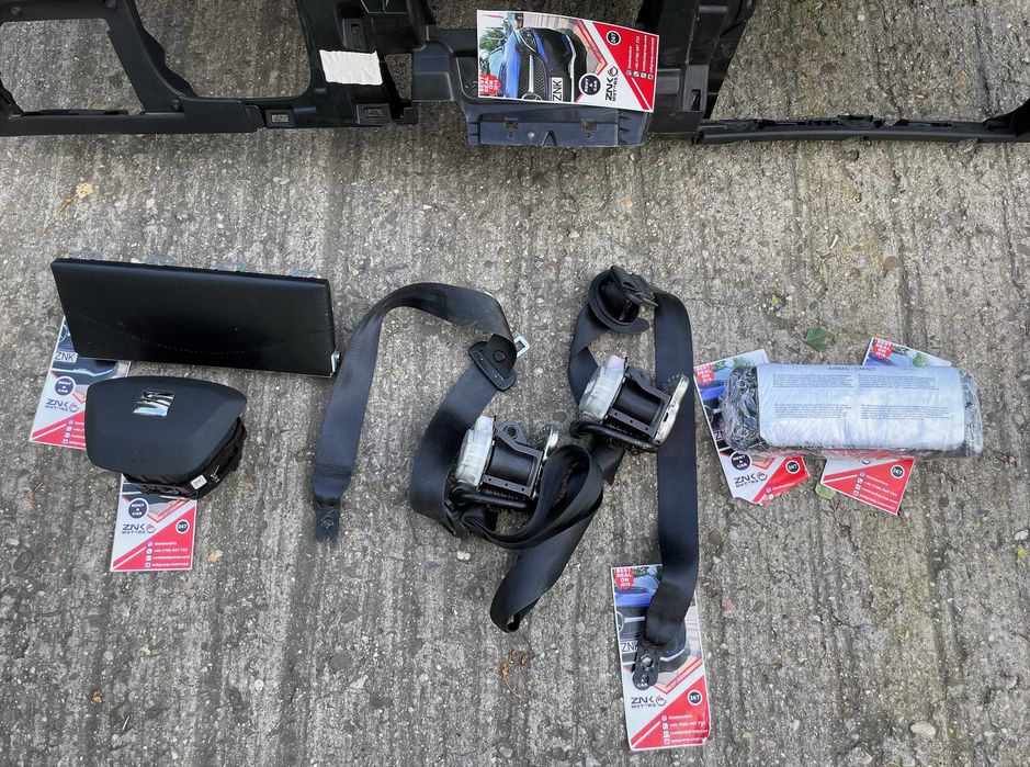 Seat Leon 5F LCI plansa de bord kit airbag volan pasager genunchi