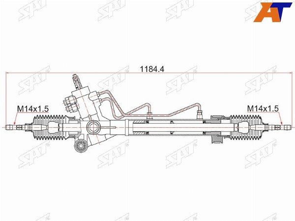 Рейка рулевая  Toyota Rav 4