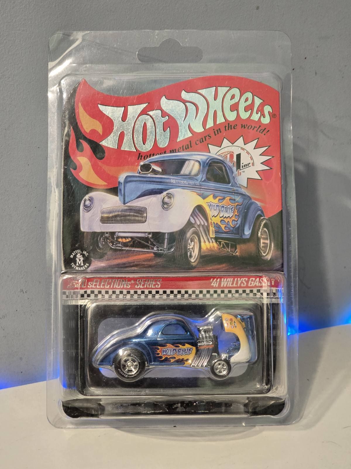 Hot Wheels '41 Willys Gasser – Wild Blue (RL