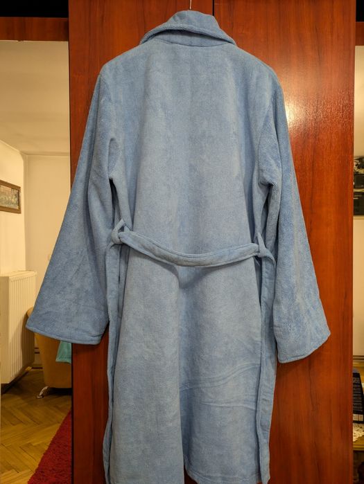 Halat de la unisex, albastru, L