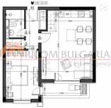 2-стаен в Варна-Виница площ 78