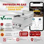 Friteuza Alimentare Gaz In Stoc Model Eco