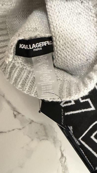 Шал шапка Karl Lagerfeld оригинални