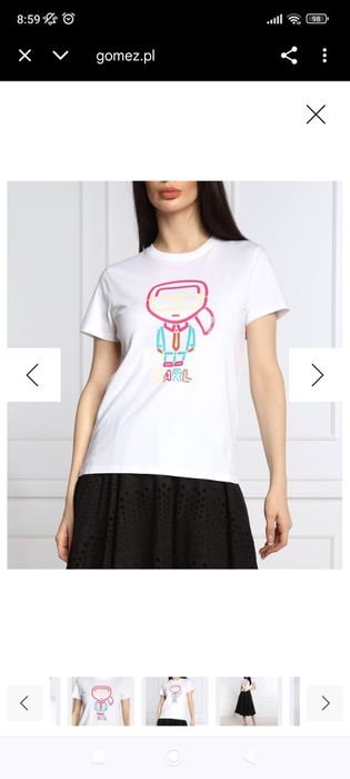 Oferta Tricouri KARL LAGERFELD originale marimea xs,S pe alb si negru