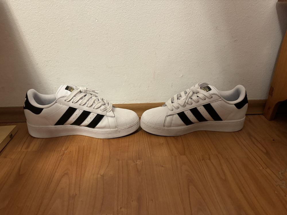 Adidas Superstar XLG White/Black + Cutie originala