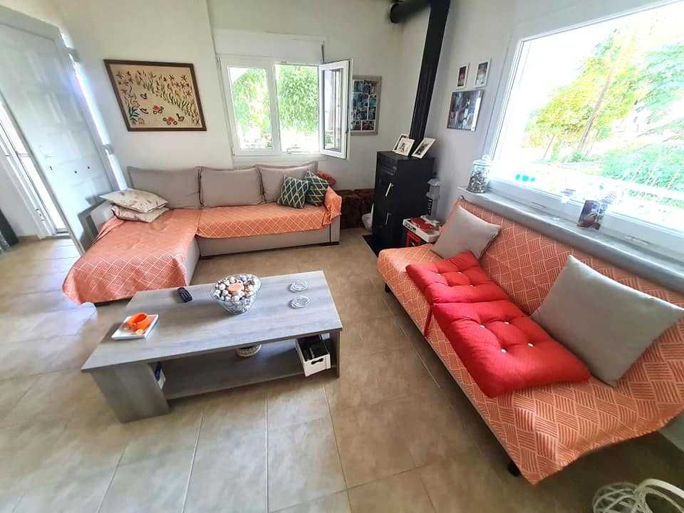 Продава къща с гледка към морето 240м2 двор 580м2 в Аспровалта, Гърция