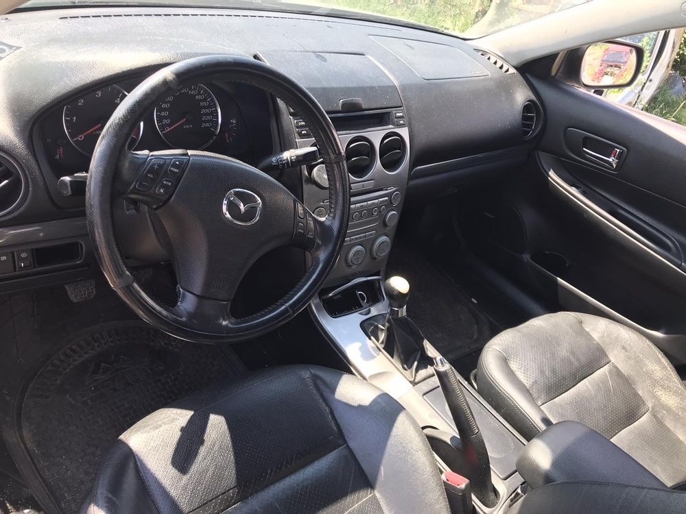 НА ЧАСТИ! Mazda 6 2.0 DI 136 кс. кожен салон климатик Мазда 6 2003 г.