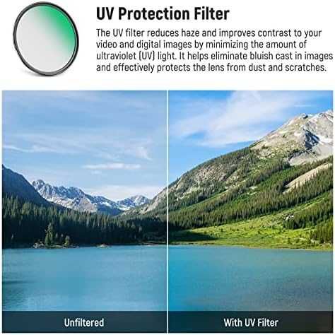 Нов 72 mm филтър поляризатор Оптично стъкло снимки фотография